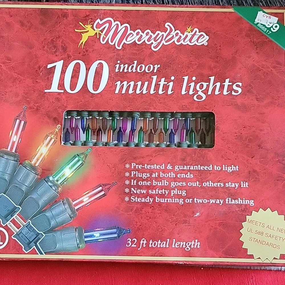 100 Indoor Multi Lights 32ft